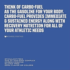 Ryno Power Carbo-Fuel being poured into a glass for a clean carb boost.