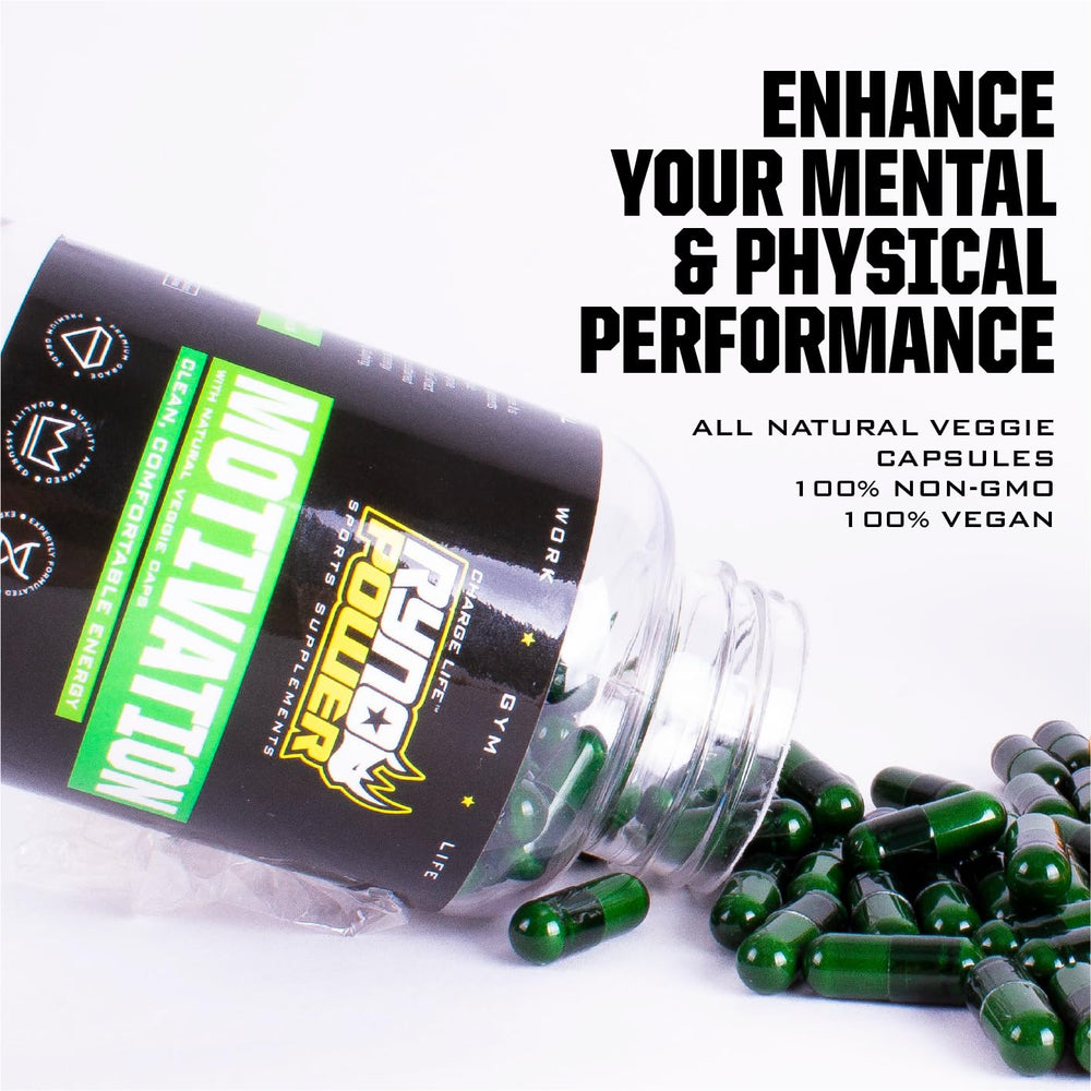 Ryno Power Motivation morning-routine shot inspires a clean pre-workout ritual.
