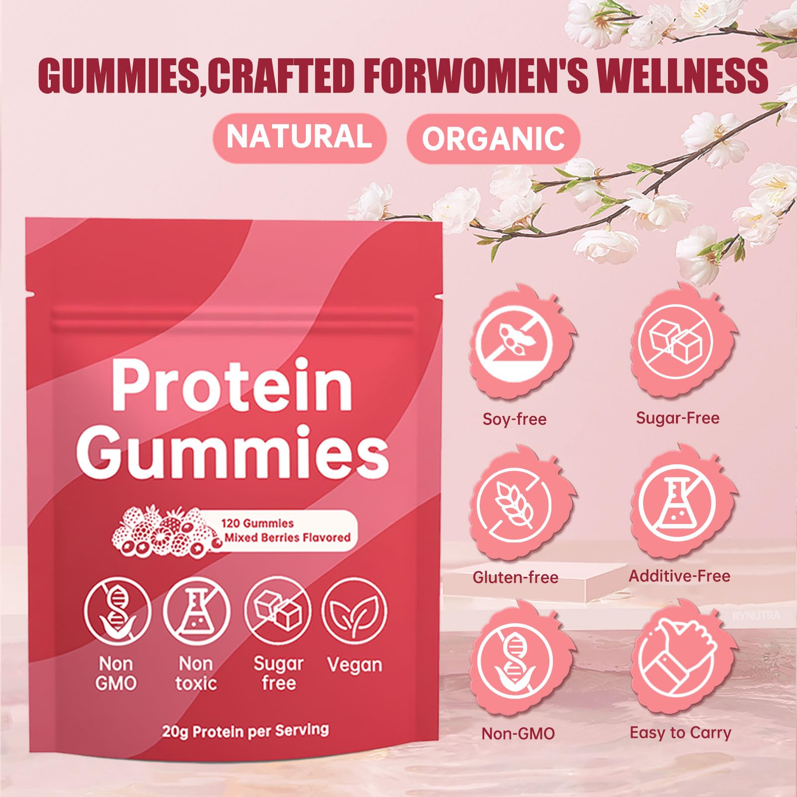 RyNutra mixed berry label highlights flavor variety for a tasty snack.