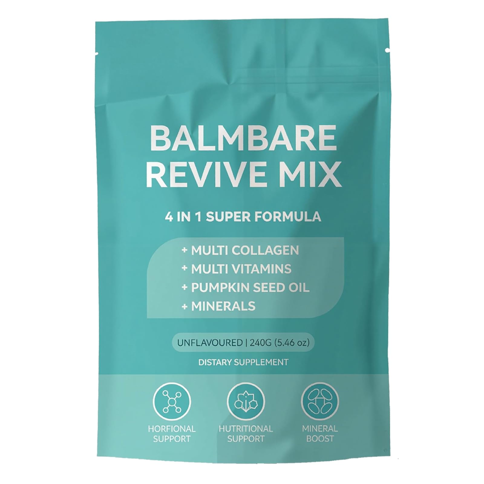 RyNutra Revive Hair tub with powder for daily collagen support