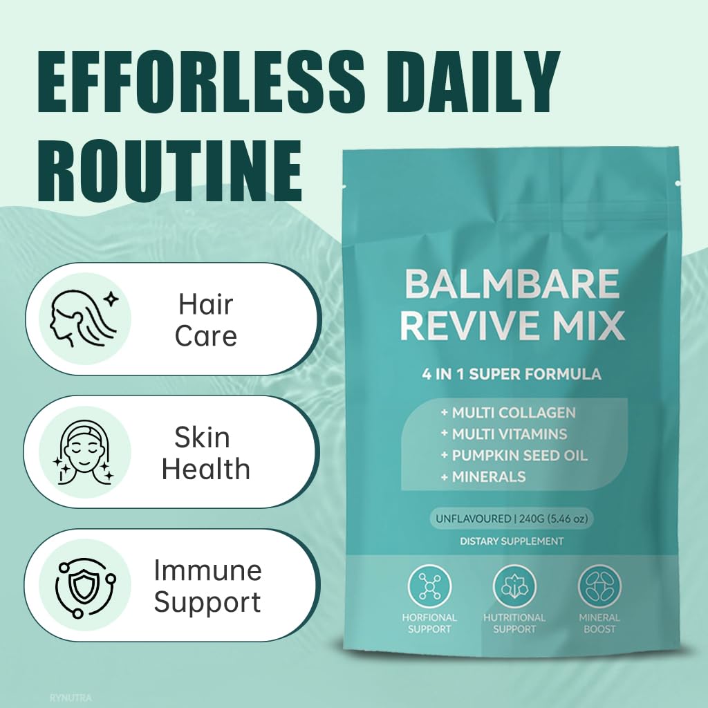 RyNutra Revive Hair featuring pumpkin seed oil for hair wellness