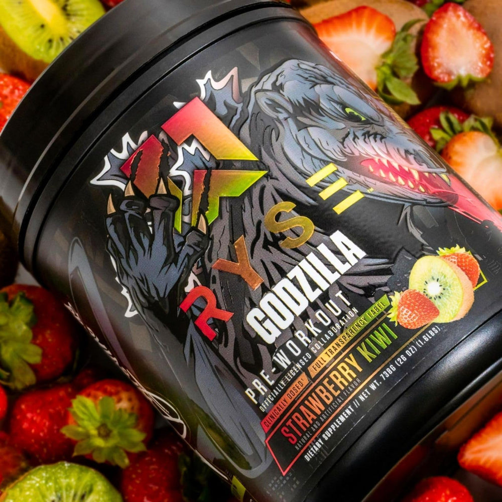 RYSE Godzilla 400 mg caffeine for a strong energy boost during workouts