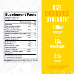 Close-up of the RYSE Loaded Creatine Electric Lemonade scoop showing powder readiness.