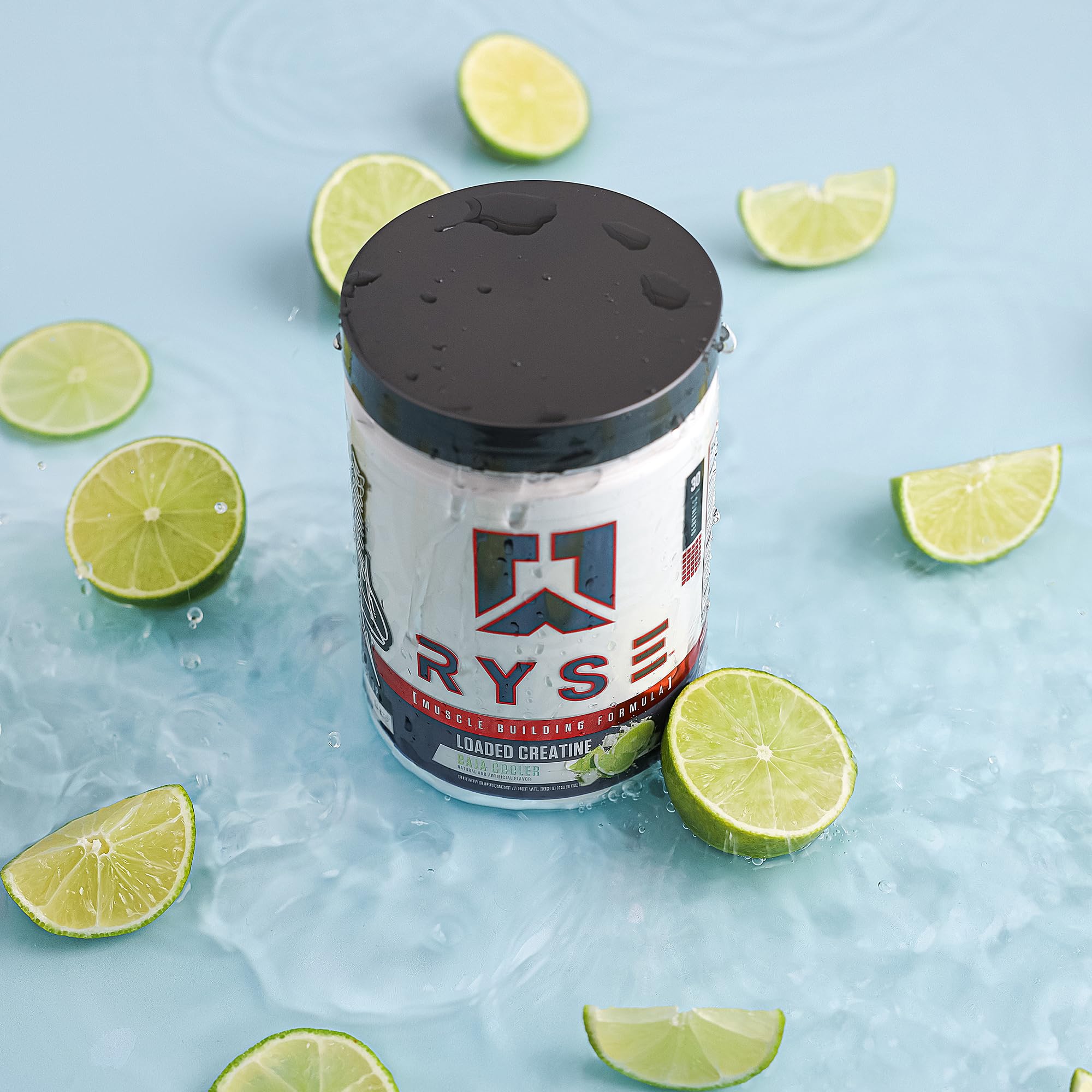 RYSE Loaded Creatine USA-made stamp communicates quality and trusted manufacturing.