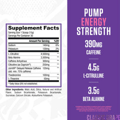 RYSE scoop dispensing Bazooka Grape powder for quick, consistent pre-workout mix.