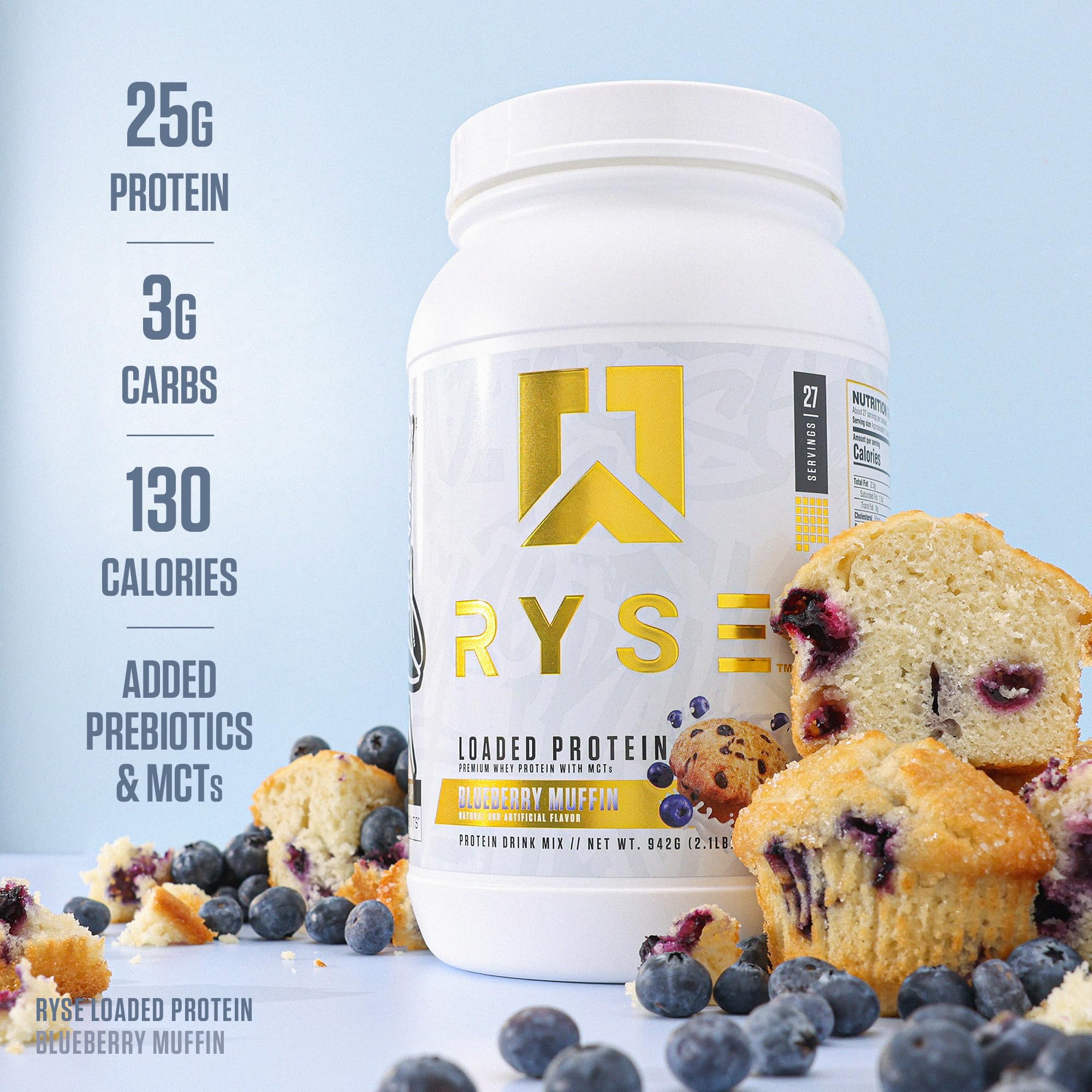RYSE Loaded Protein smooth texture close-up showing creamy consistency
