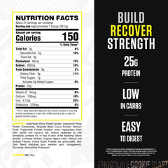 RYSE Loaded Protein Powder scoop close-up highlights convenient protein intake after training.