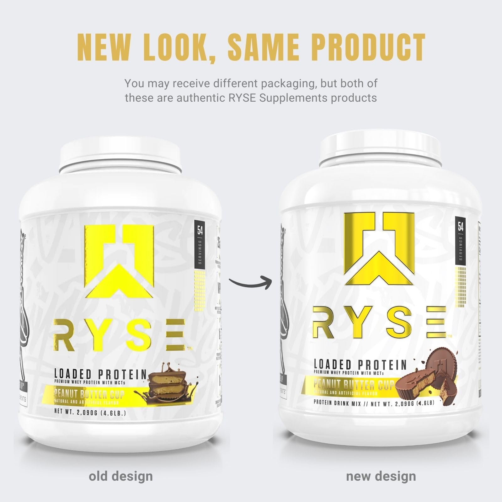 RYSE Loaded Protein Peanut Butter Cup closeup shows rich texture and inviting aroma.
