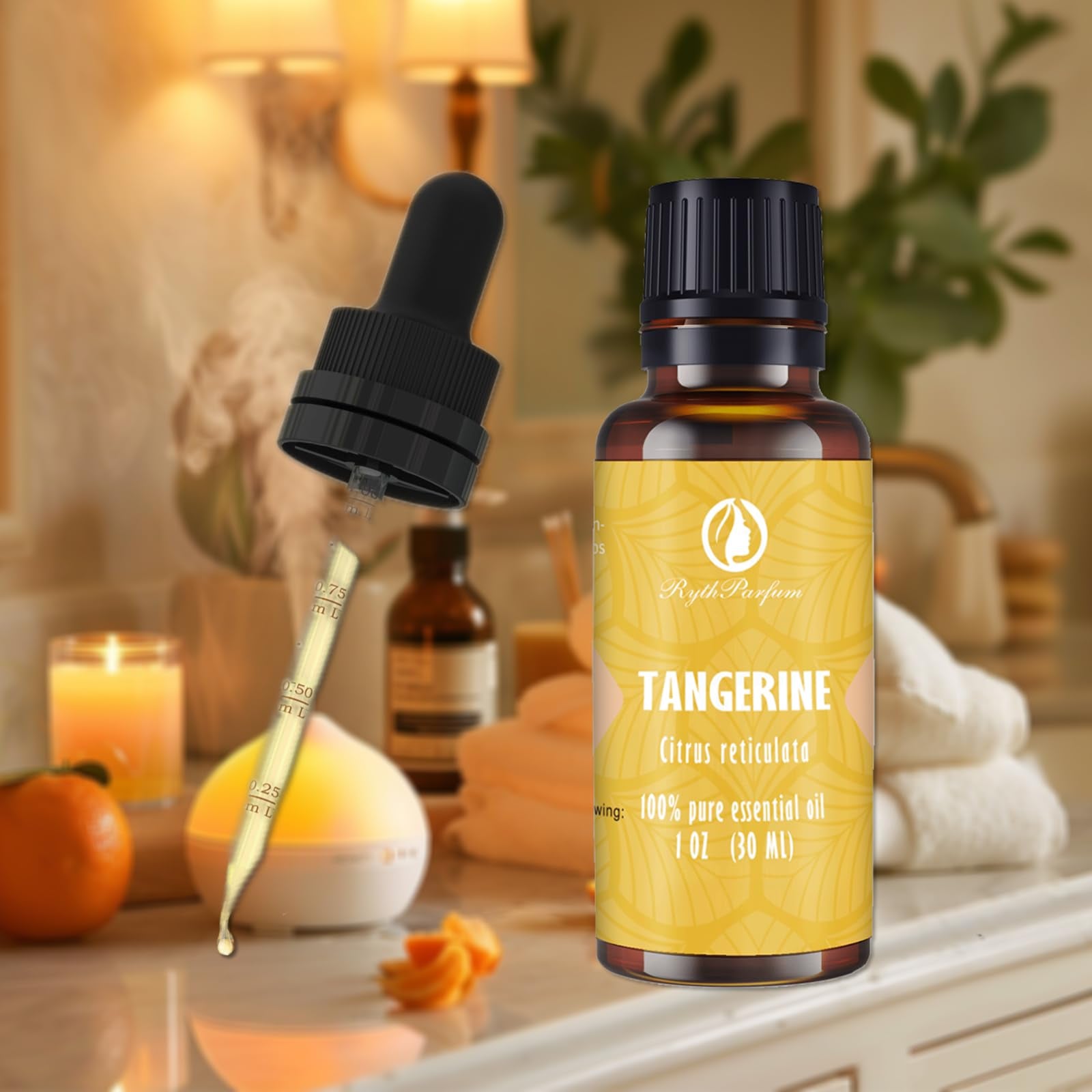 RythParfum 30ml bottle with eye-dropper for precise, clean use.