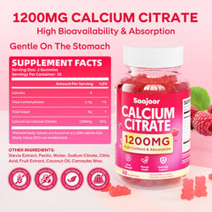 Close-up of Saajoor gummies showing the raspberry chew texture for easy daily intake.