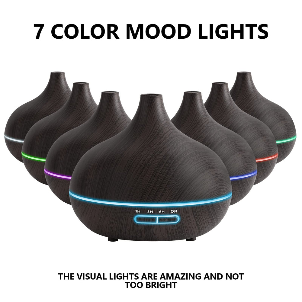 SACATR 550ml diffuser, strong mist mode, quick aroma diffusion.