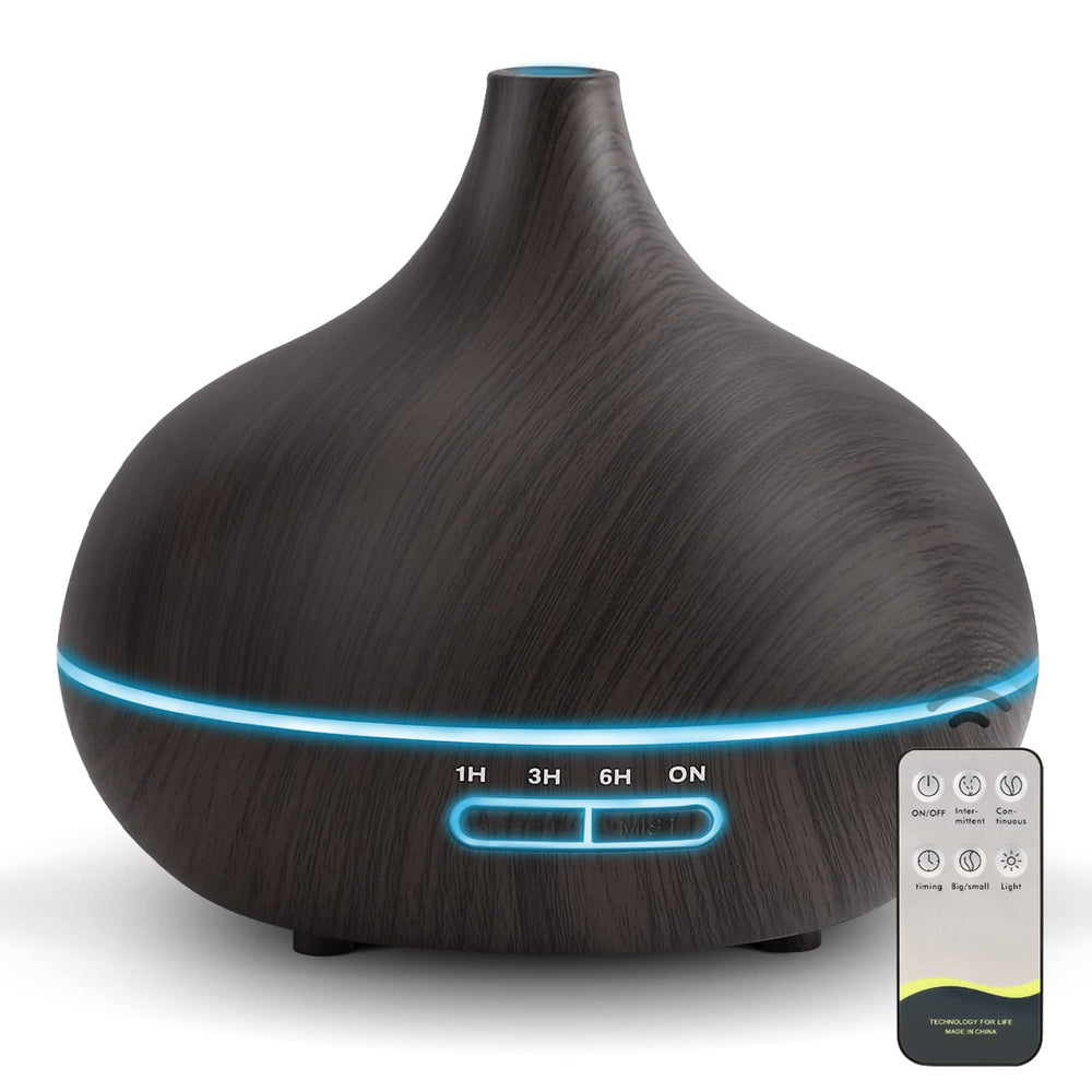 SACATR 550ml diffuser, top view, room-filling aroma diffusion.