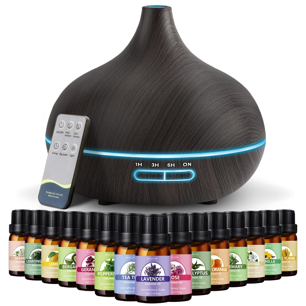 SACATR 550ml diffuser with remote control for easy fragrance customization
