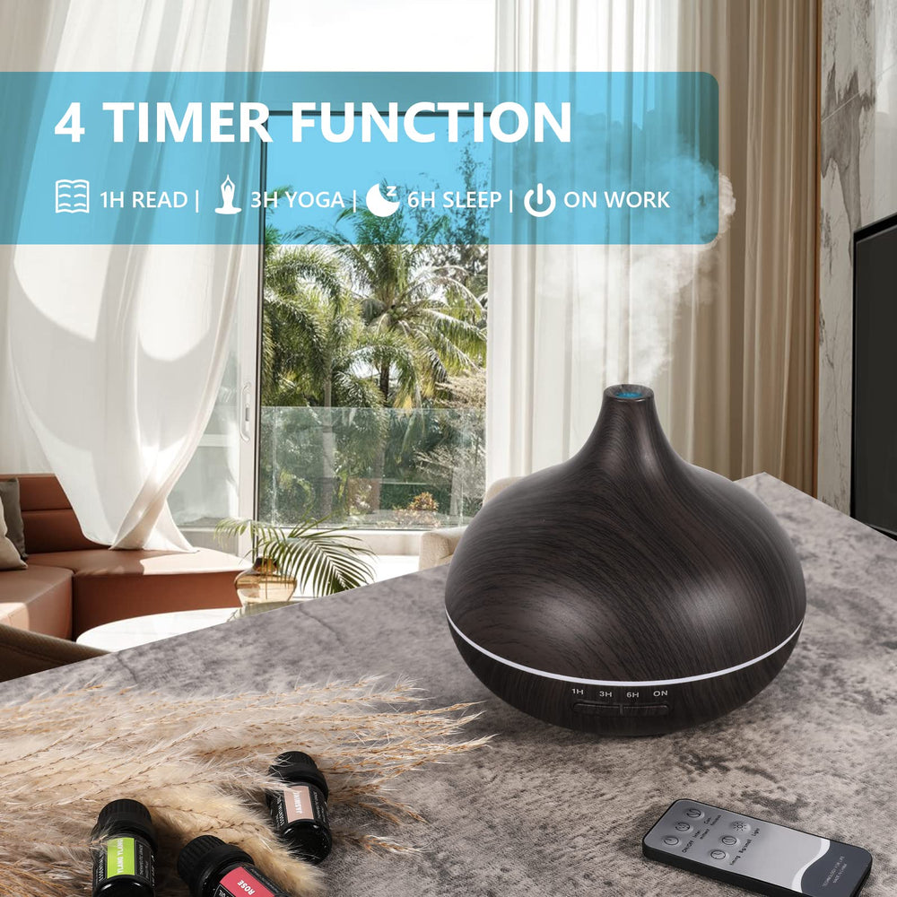 SACATR 550ml diffuser water tank supports extended diffusion sessions.