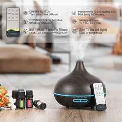 SACATR 30 essential oils set with natural scents and versatile options.
