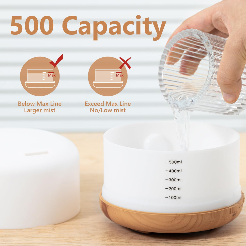 SACATR diffuser operating quietly during work or sleep