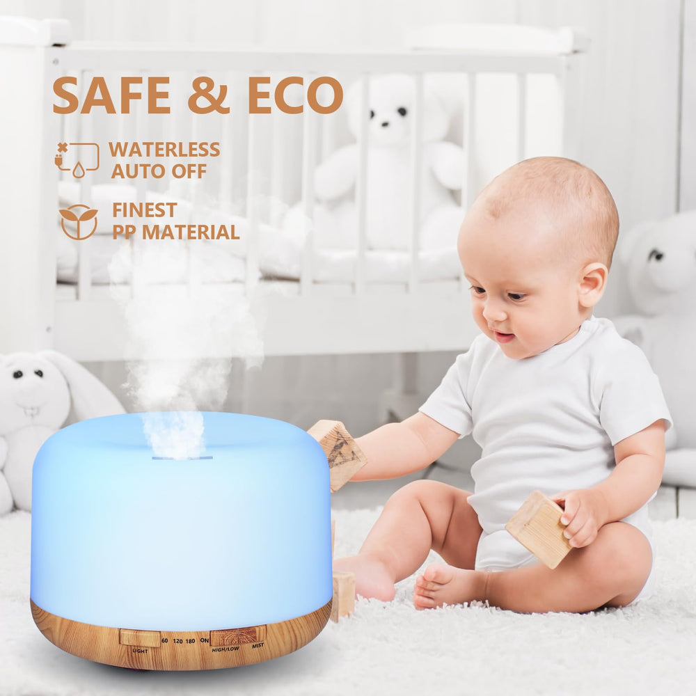 SACATR diffuser featuring waterless auto-off for safety after use