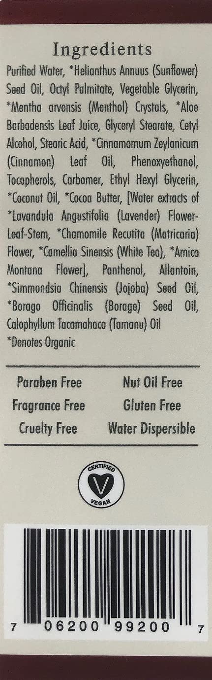 Sacred Earth Botanicals warming lotion warmth-effect enhances client comfort during treatment.