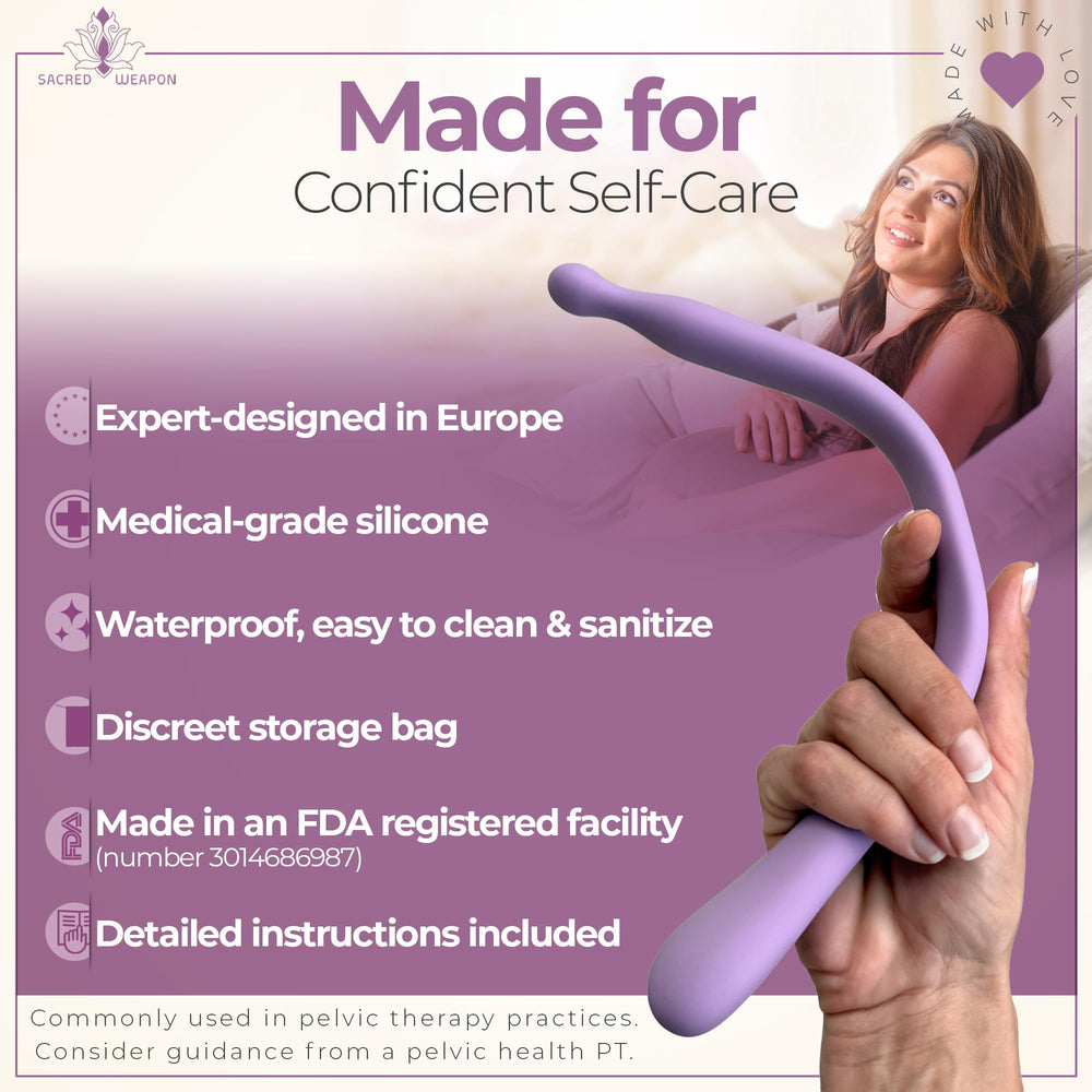 Sacred Weapon trial-size water-based lubricant for quick start.
