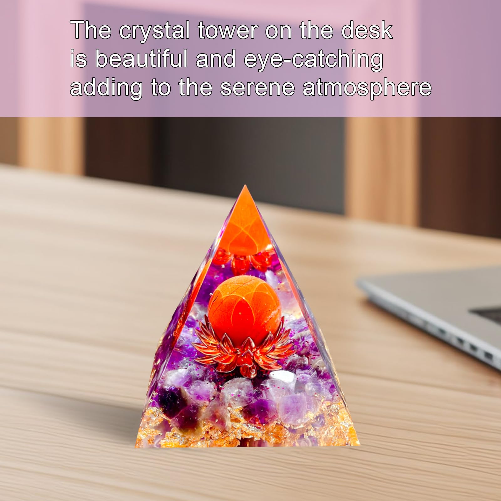 Saefheled meditation-space pyramid complements yoga with serene ambiance