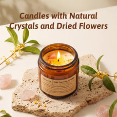 SAEUYVB 3.5oz candle burn scene showing long-lasting fragrance up to 25 hours.