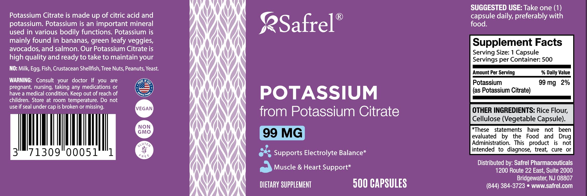 Safrel Potassium Cirate daily-use scene suggesting convenient integration into routines