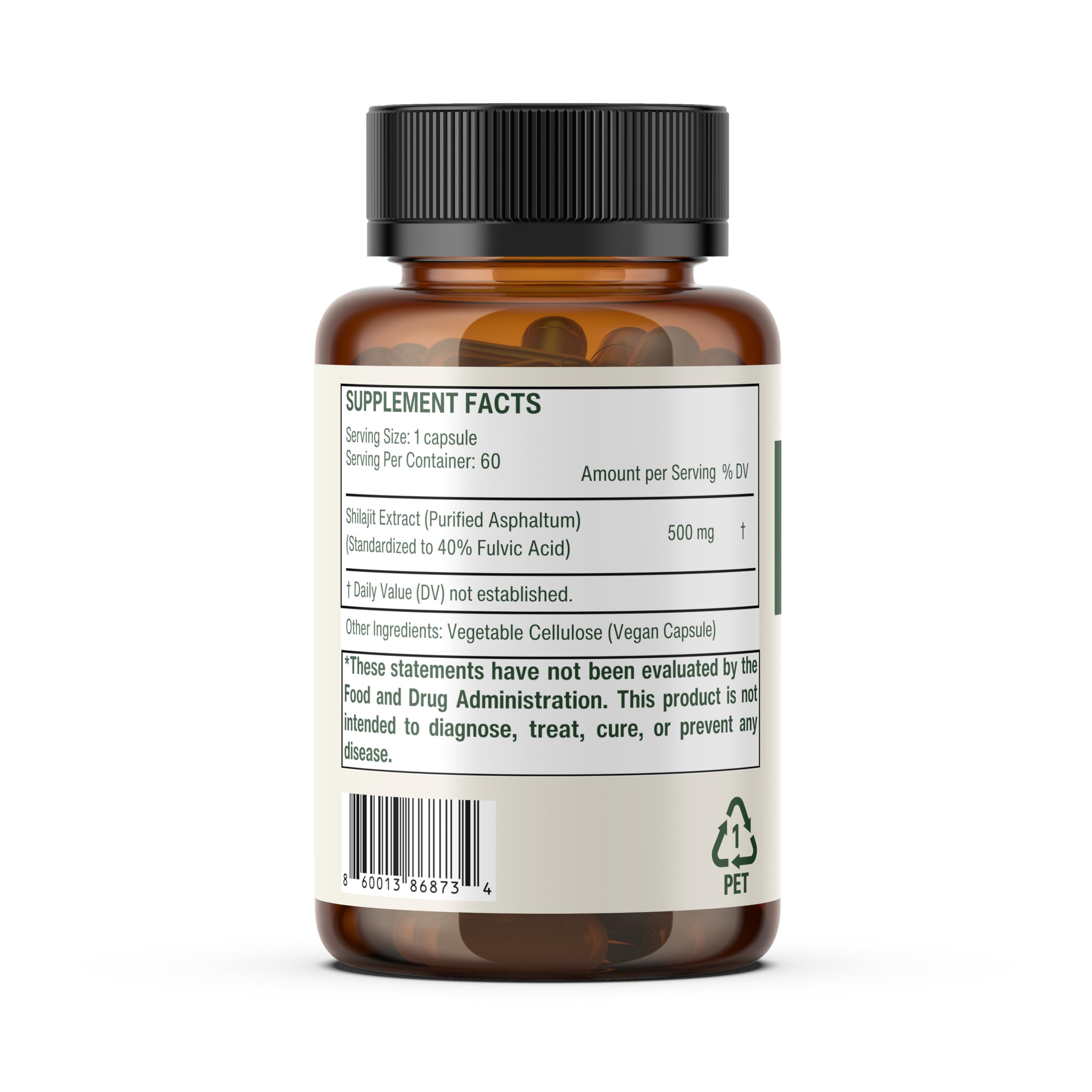 Sage & Self bottle with glass of water for easy ingestion