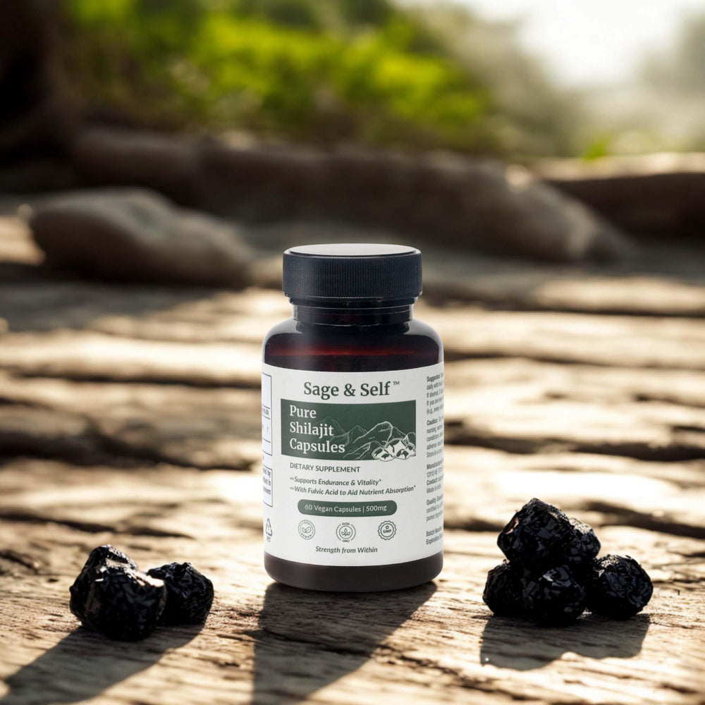Sage & Self vegan capsules ready for easy daily use