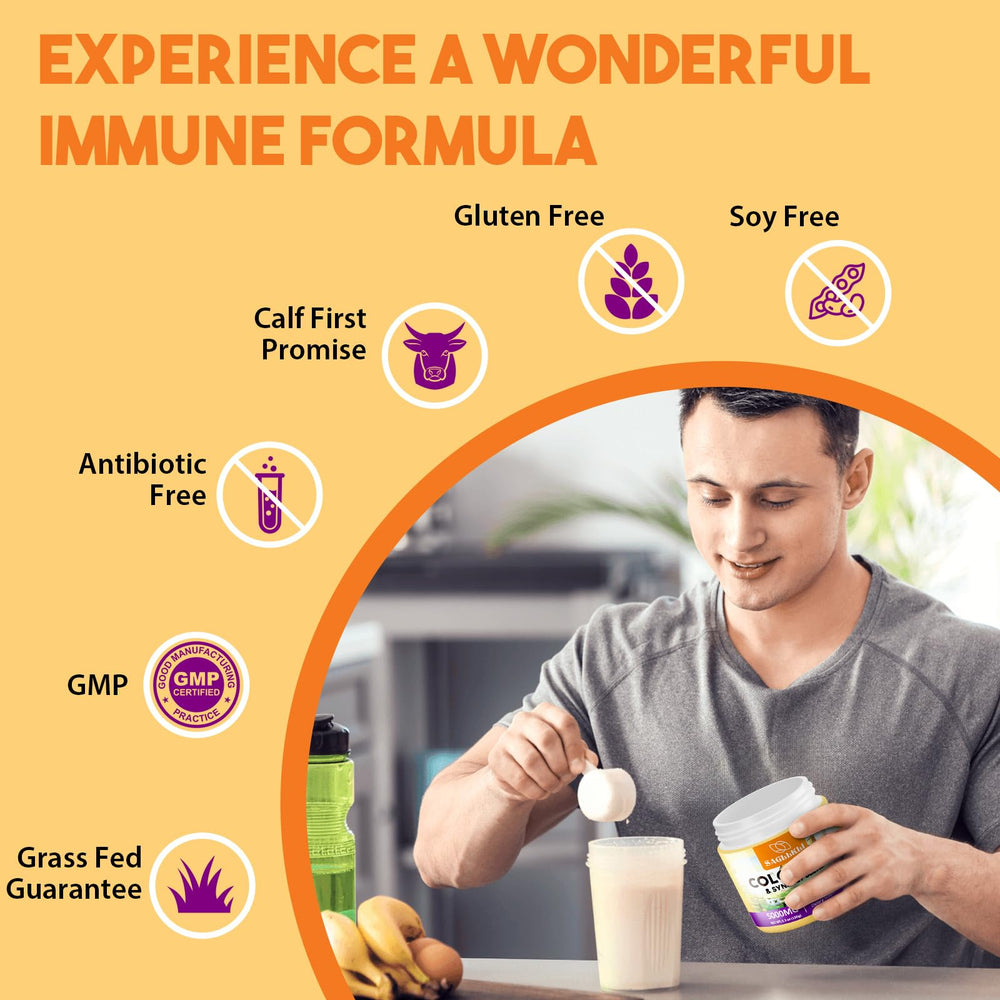 Saglikli Colostrum Powder in smoothie for a versatile daily ritual.
