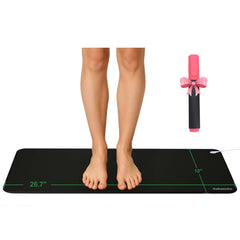 Sahanula grounding mat on a desk supporting focused work and a grounded feeling