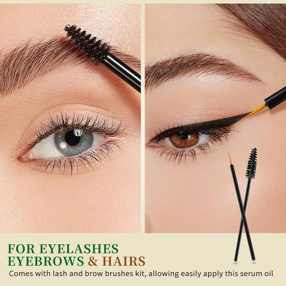 Saicefe eyelash kit helps easy castor oil application for lashes.