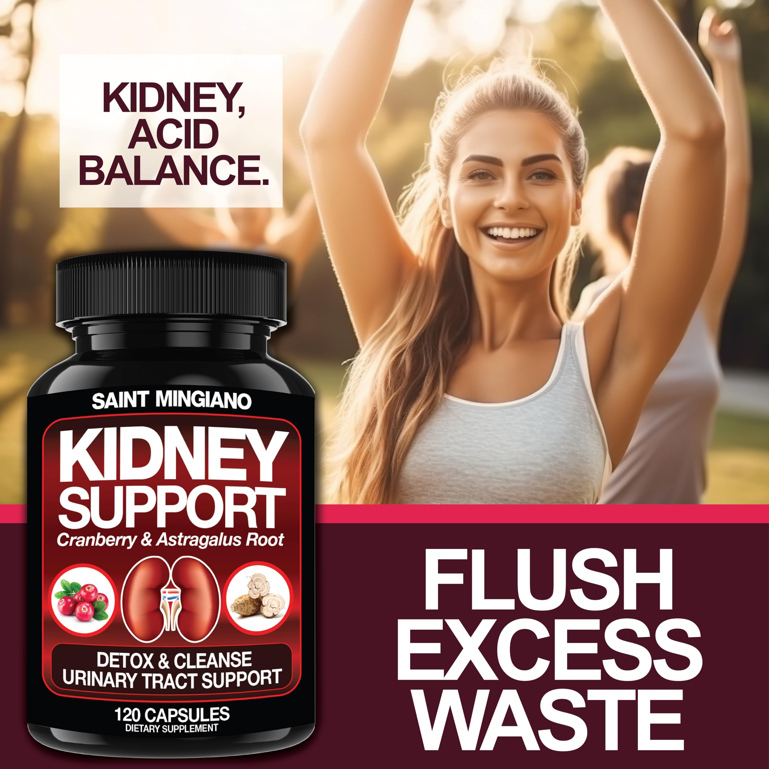 Saint Mingiano kidney-health-packaging-box showcases product design and health focus