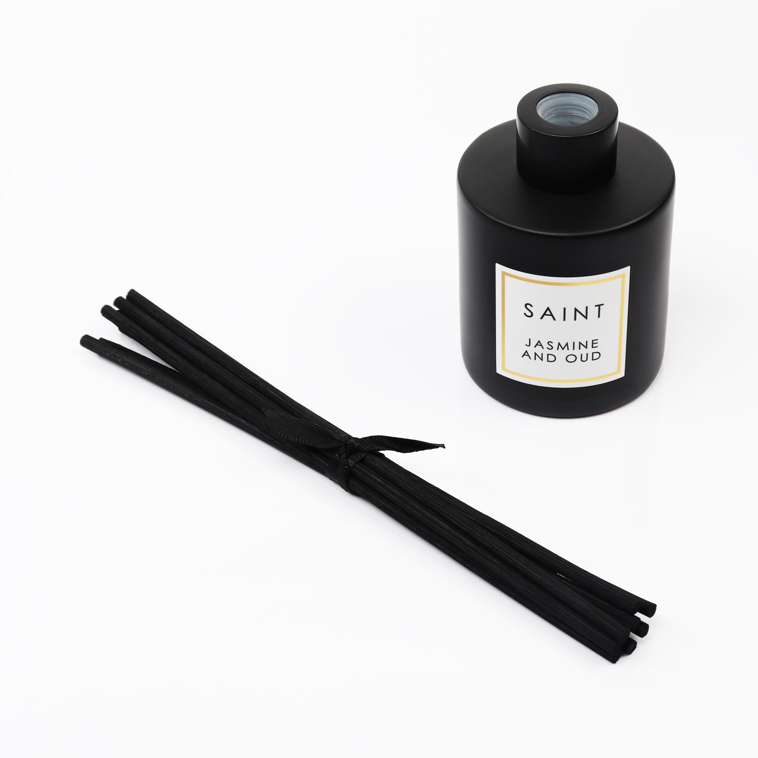Saint Jasmine Oud diffuser gift box, ready for gifting scent lovers