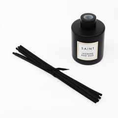 Saint Jasmine Oud diffuser gift box, ready for gifting scent lovers