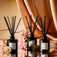 SAINT diffuser reeds release fragrance for steady diffusion.