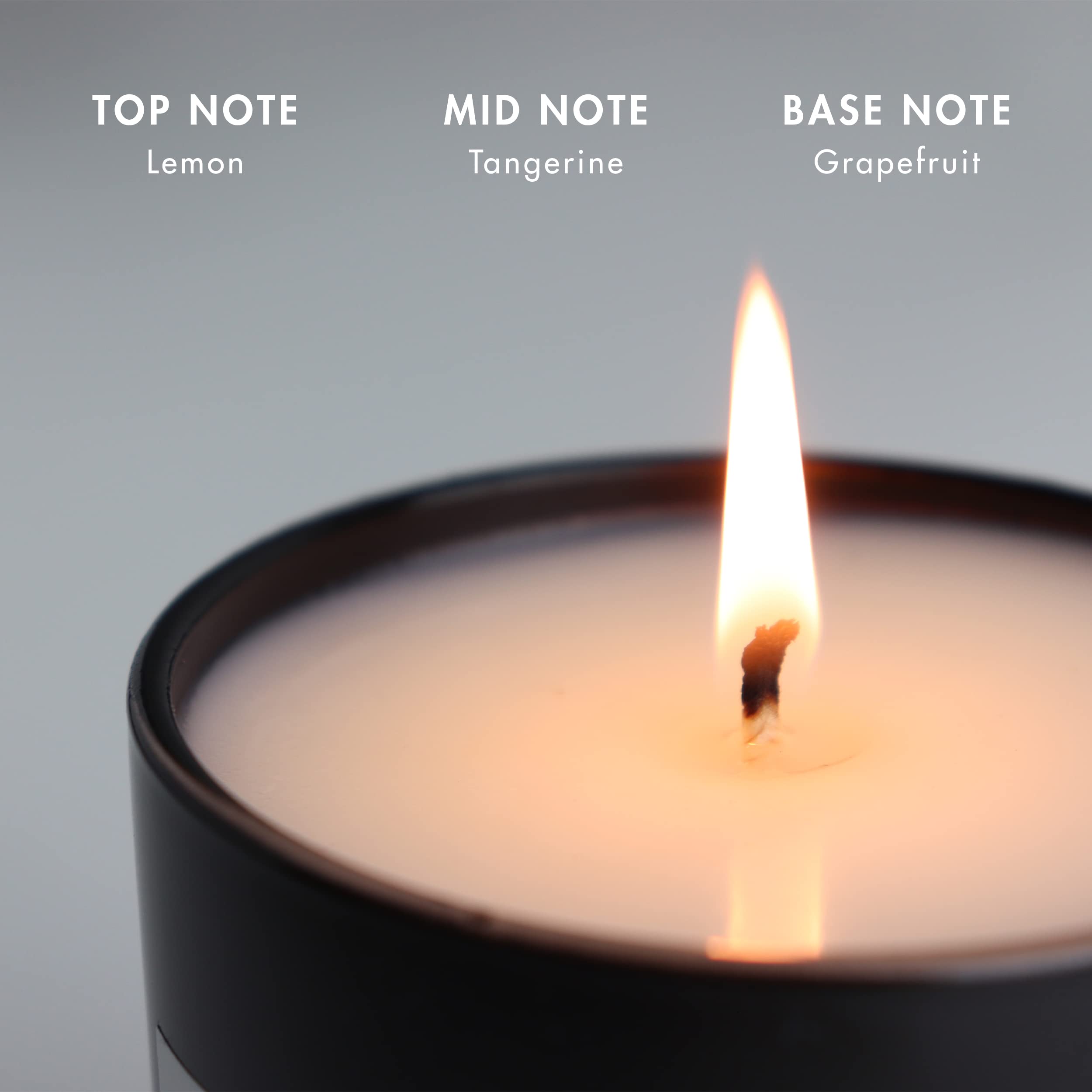 Non-toxic soy coconut wax ensures a clean burn and pleasant aroma.