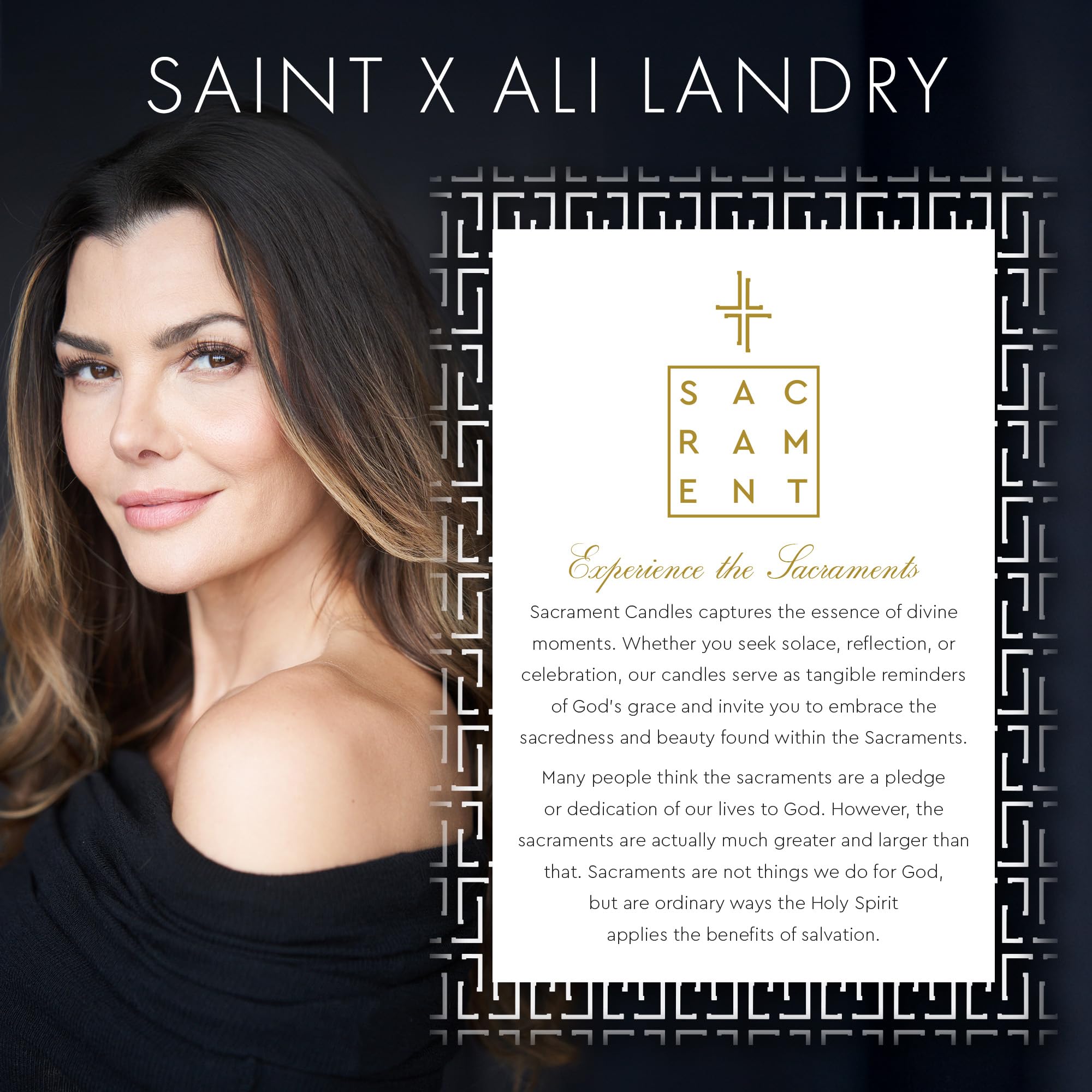 Saint X Sacrament Candle close-up of jasmine and vanilla fragrance