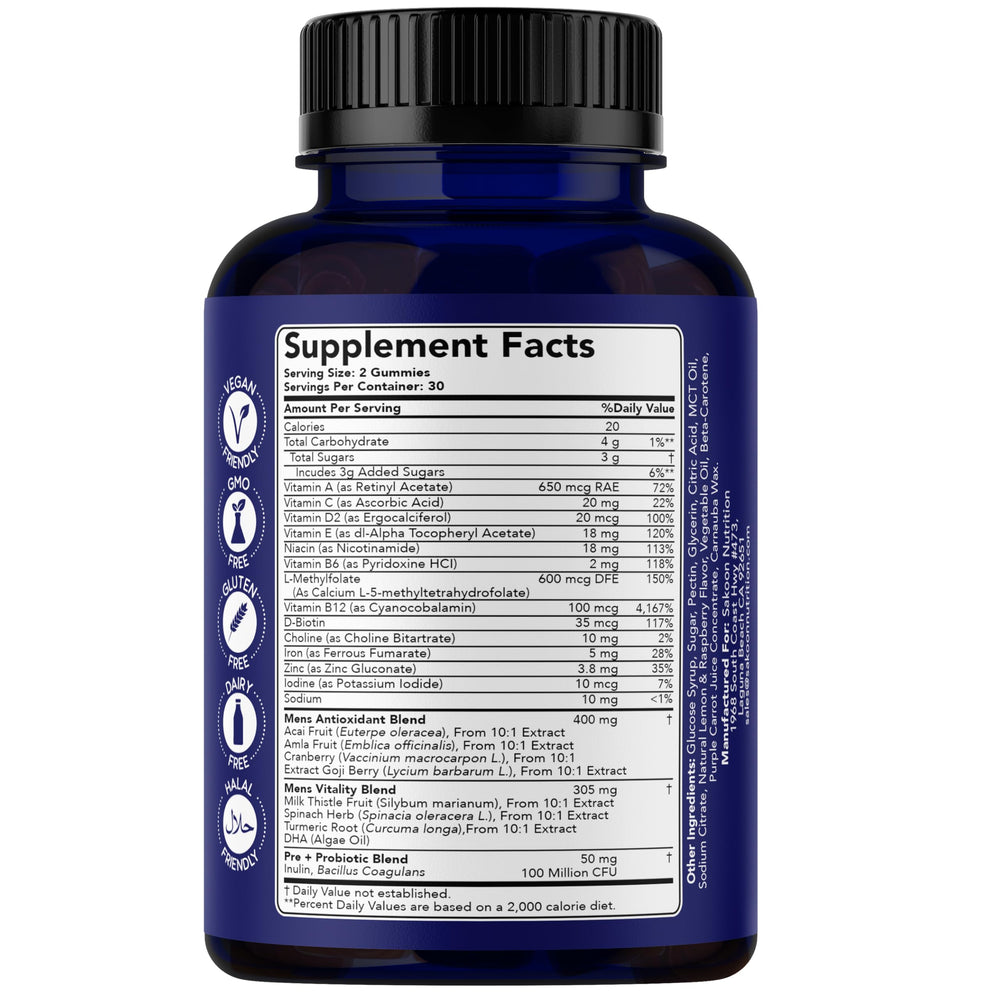 Sakoon Nutrition probiotic blend supporting digestion and immune function