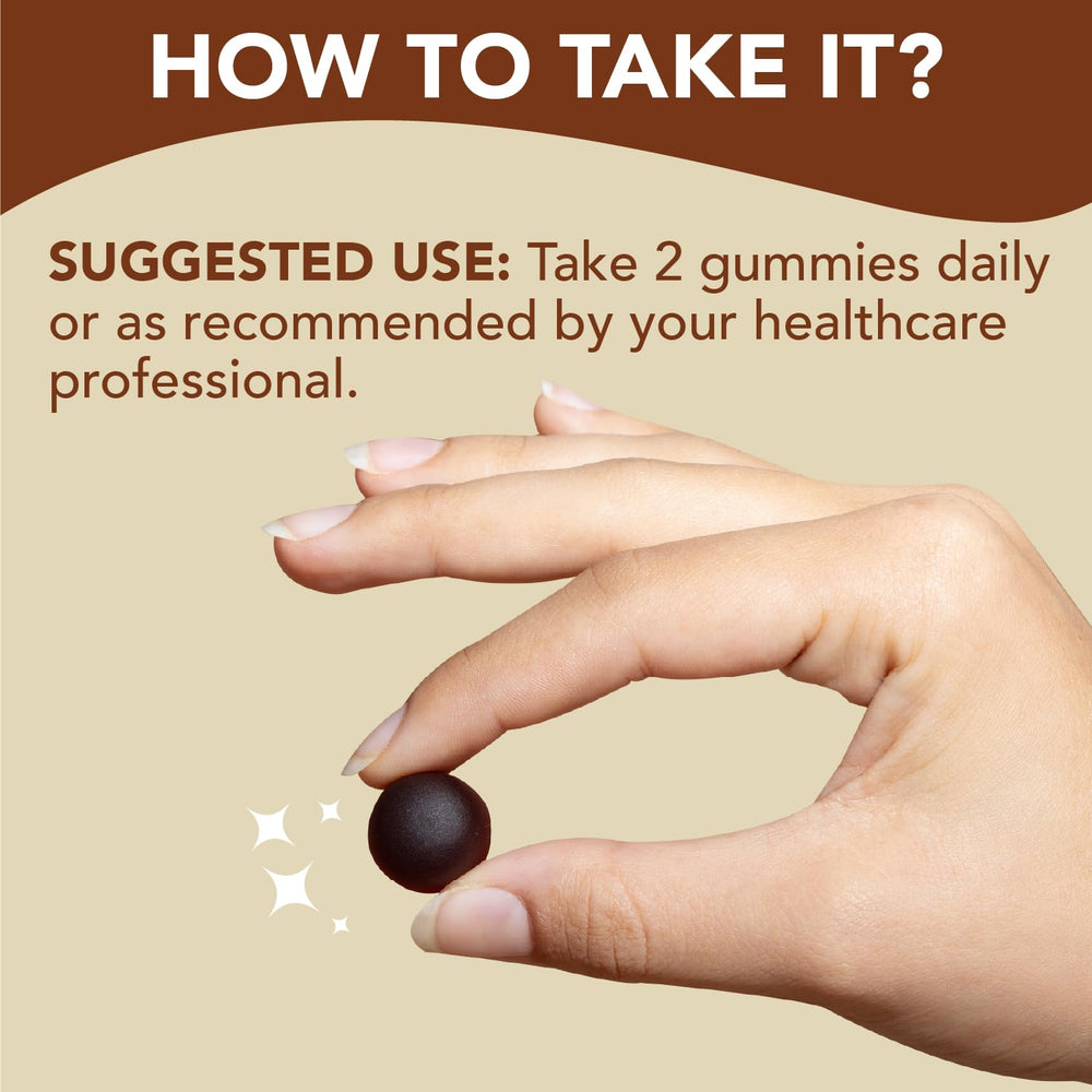 Raspberry-flavored gummies offer convenient daily wellness with taste