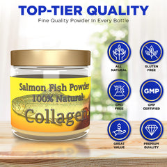 Salcoll Collagen supports bones and joints with regular use.