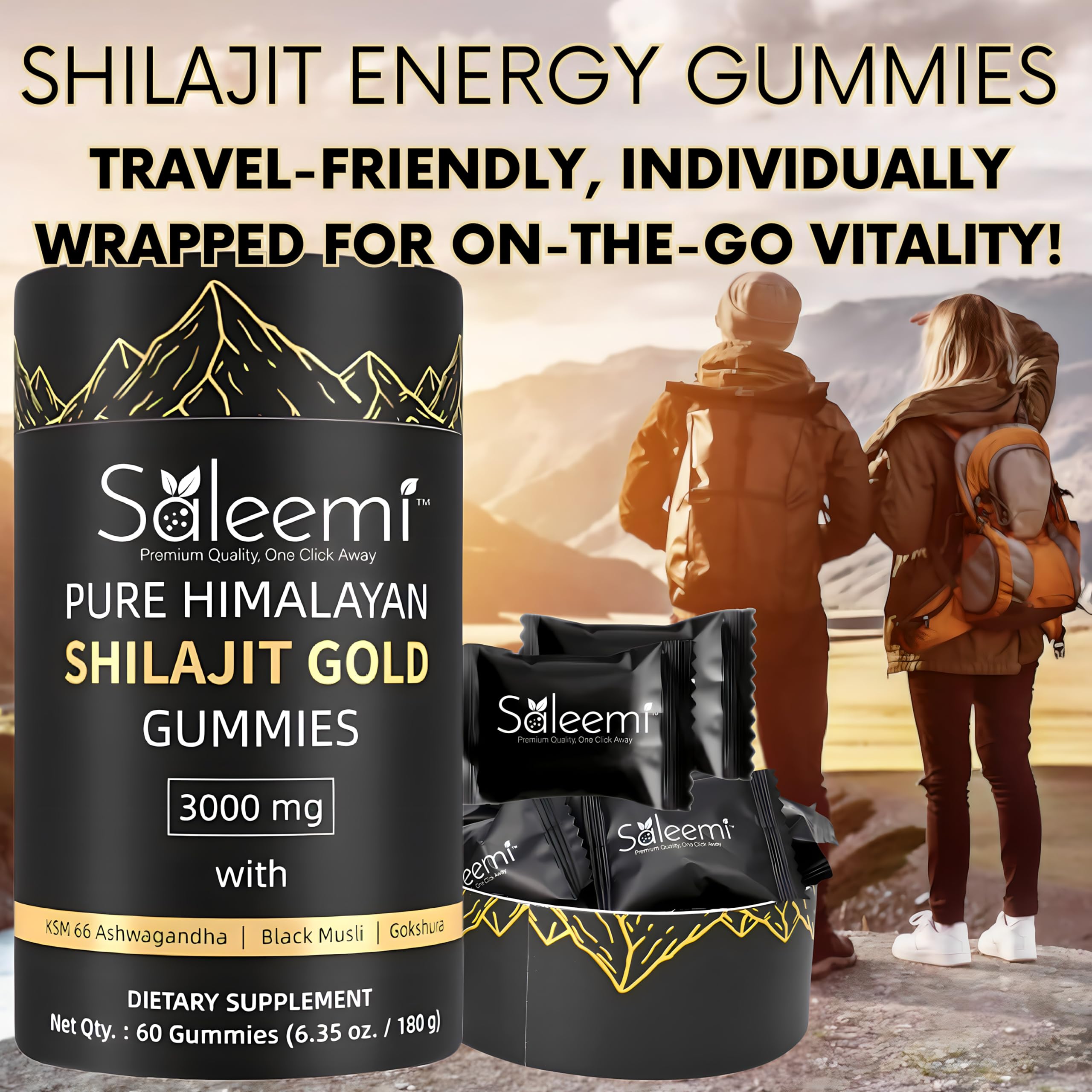 Saleemi Shilajit Gummies natural Himalayan purity for modern lifestyles