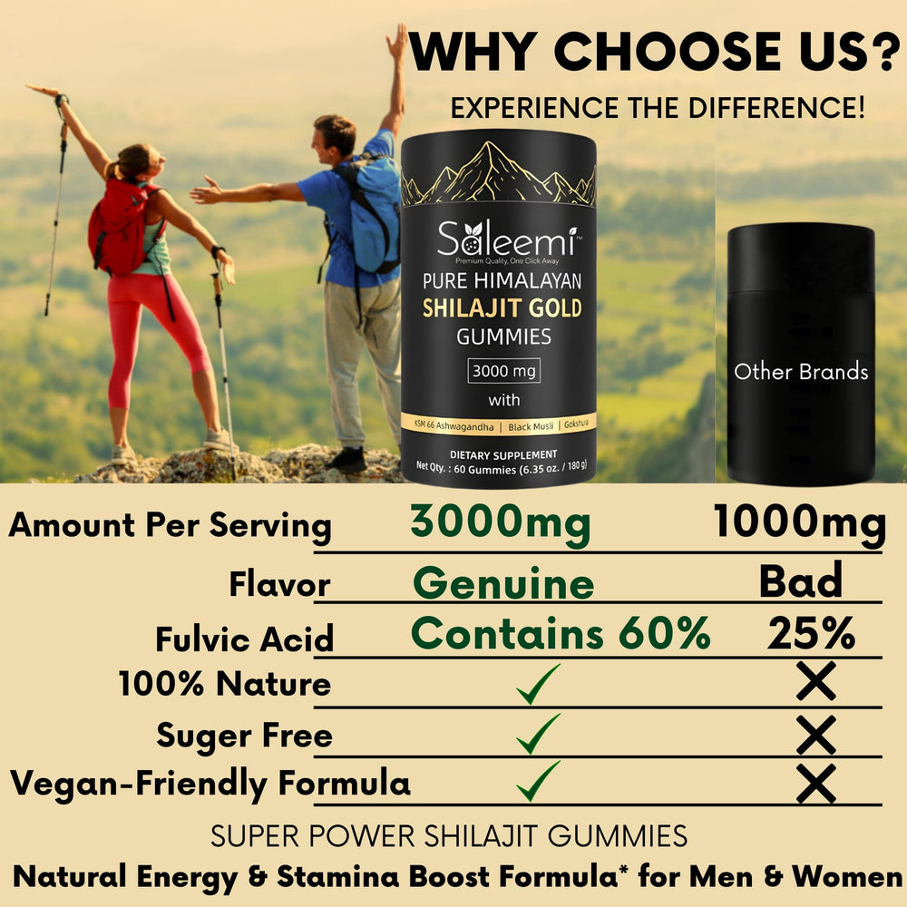 Saleemi Shilajit Gummies two-per-day serving visual for daily routine