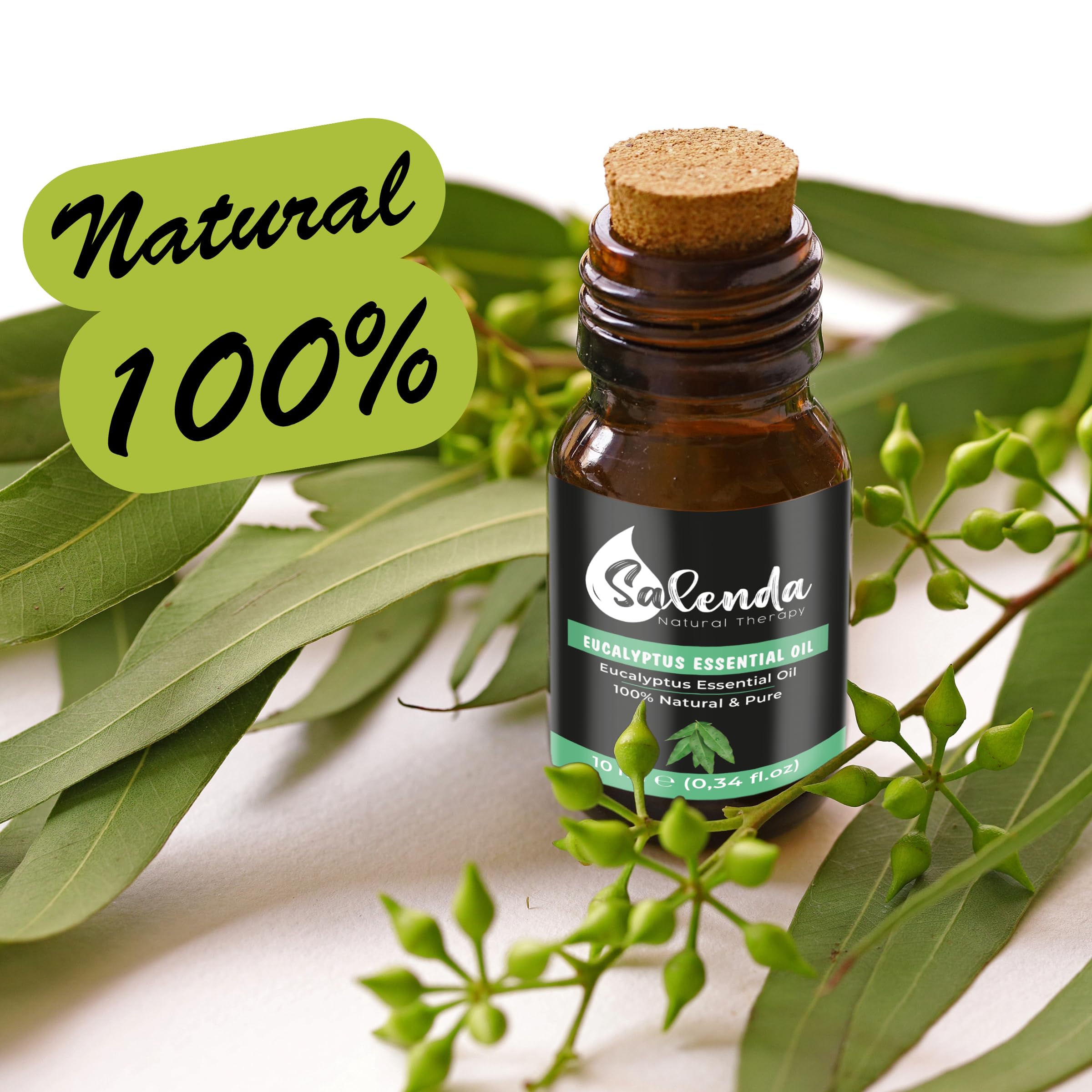 Salenda Eucalyptus Oil in a humidifier showing crisp air ambience.