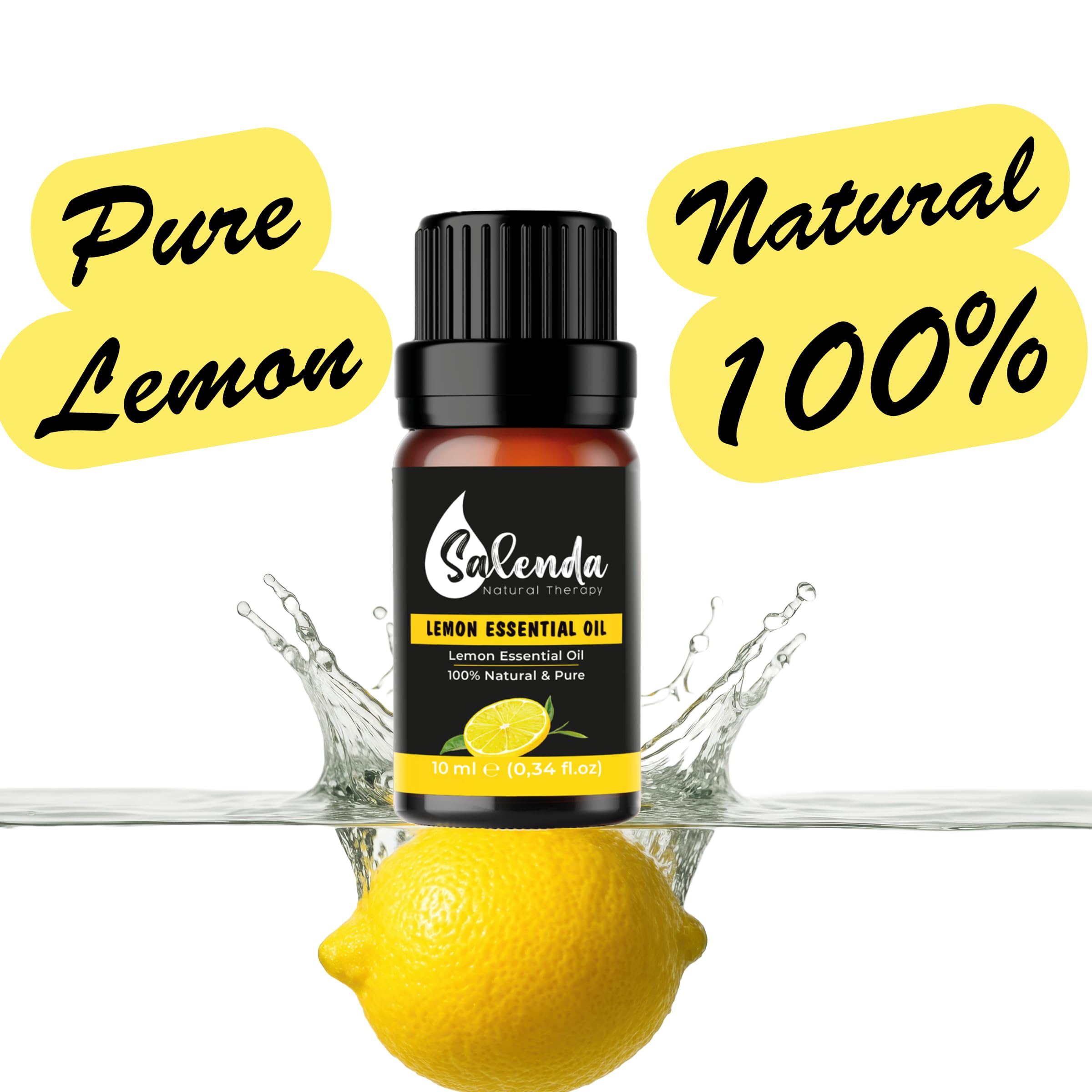 Salenda Lemon Oil diffuser releasing bright citrus aroma to energize rooms.
