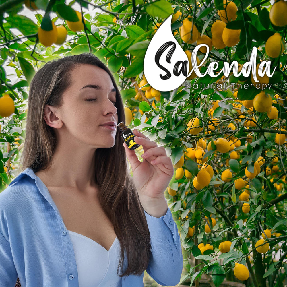 Salenda Lemon Oil massage blend for aromatic relaxation and ease.