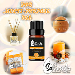 Salenda Orange Essential Oil skin care blend in a diluted form for gentle use
