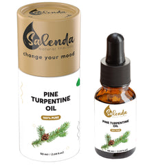 Salenda Pine Turpentine Oil bottle ready for diffusion and DIY blends.