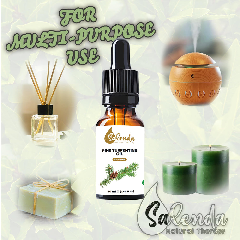 Salenda Pine Turpentine Oil for DIY blends and aromatherapy routines.