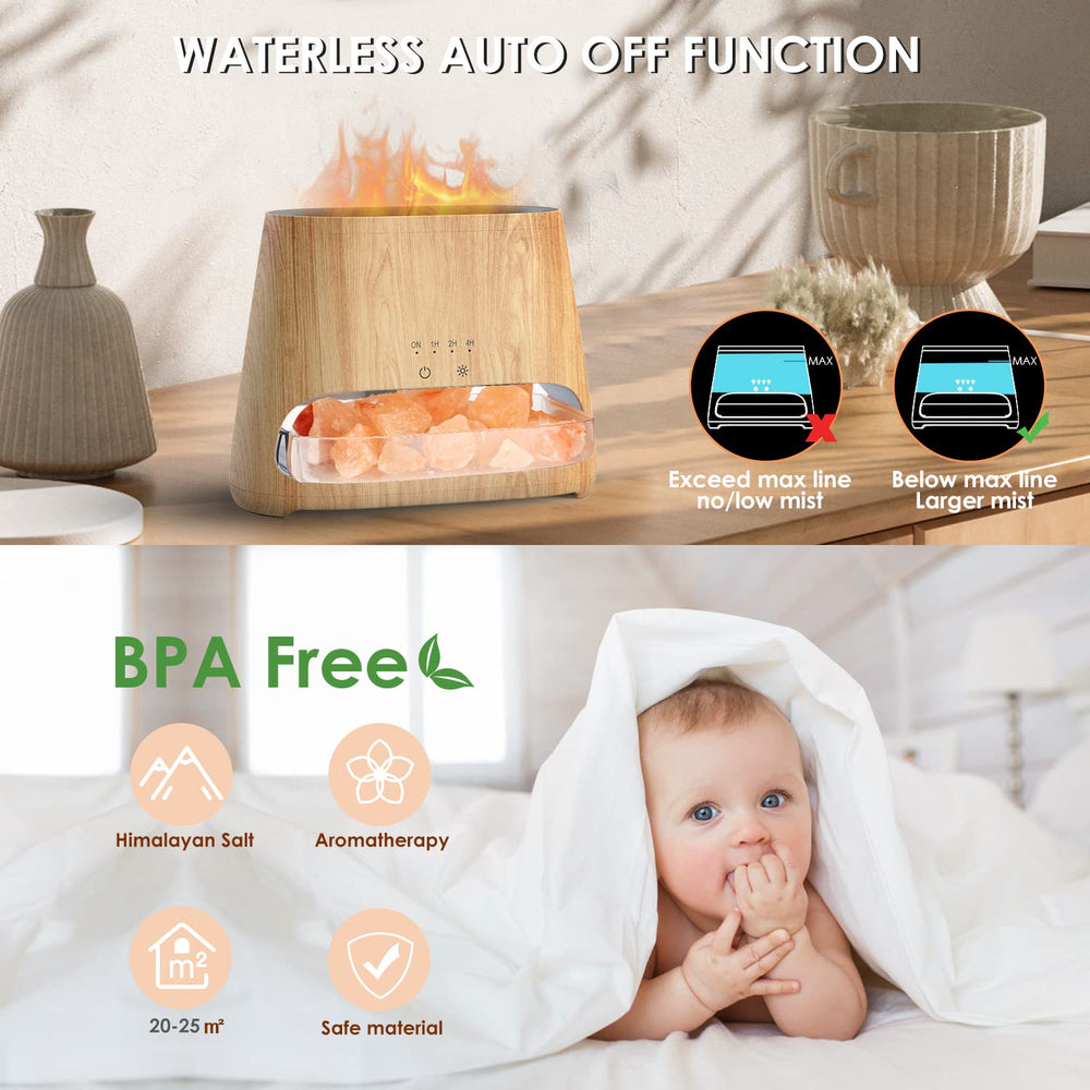 SALKING amber glow with adjustable brightness suits any room mood.