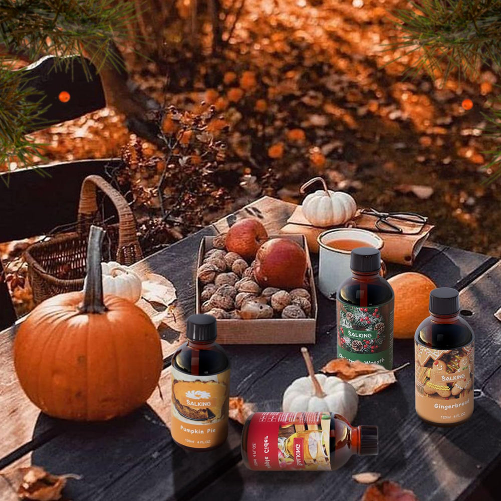 SALKING Apple Cider Fragrance Oil to refresh living spaces during holidays.